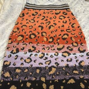 Leopard Sweater Skirt